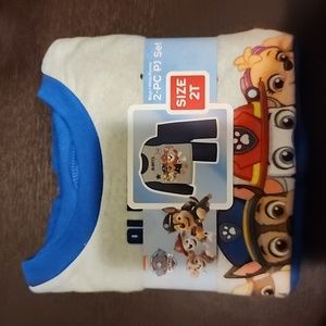 NWT - Paw Patrol 2 piece PJ set - Size 2T - Blue